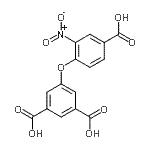 CAS#: 143193-46-8, 5-(4-Carboxy-2-Nitrophenoxy)Isophthalic Acid