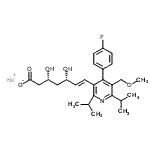 CAS#: 143201-12-1, Sodium (3R,5S,6E)-7-[4-(4-Fluorophenyl)-2,6-Diisopropyl-5-(Methoxymethyl)-3-Pyridinyl]-3,5-Dihydroxy-6-Heptenoate