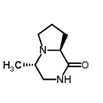 CAS 登录号：143317-51-5， (4S,8aS)-4-甲基六氢吡咯并[1,2-a]吡嗪-1(2H)-酮