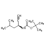 CAS#: 143327-83-7, 2-Methyl-2-Propanyl [(3S)-5-Methyl-1-Hexyn-3-Yl]Carbamate
