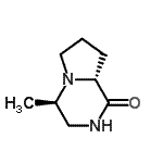 CAS 登录号：143393-98-0， (4R,8aR)-4-甲基六氢吡咯并[1,2-a]吡嗪-1(2H)-酮
