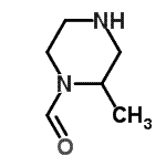 CAS#: 143411-78-3, 2-Methyl-1-Piperazinecarbaldehyde