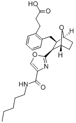 CAS#: 143443-90-7, 3-[2-[[(1S,5S,6R)-5-[4-(Pentylcarbamoyl)-1,3-Oxazol-2-Yl]-7-Oxabicyclo[2.2.1]Heptan-6-Yl]Methyl]Phenyl]Propanoic Acid