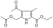 CAS#: 143583-56-6, 4-Acetyl-5-[(Acetyloxy)Methyl]-3-Methyl-1H-Pyrrole-2-carboxylic Acid Ethyl Ester