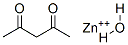 CAS 登录号：14363-15-6， (T-4)-二(2,4-戊烷二酮)-锌水合物(1:1)