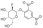 CAS#: 143716-62-5, (2R,3R,4S,5R,6S)-6-(2,4-Dinitrophenoxy)-5-Fluoro-2-(Hydroxymethyl)Oxane-3,4-Diol