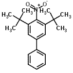 CAS#: 143726-80-1, 3,5-Bis(2-Methyl-2-Propanyl)-4-Nitrobiphenyl