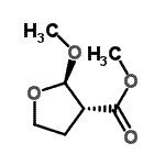 CAS 登录号：143789-17-7， 甲基(2R,3R)-2-甲氧基四氢-3-呋喃羧酸酯