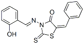 CAS#: 1438-25-1, 3-[[(2-Hydroxyphenyl)Methylene]Amino]-5-(Phenylmethylene)-2-Thioxo-4-Thiazolidinone