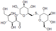 CAS#: 143801-13-2, (2R,3S,4R,5R)-3,4,5,6-Tetrahydroxy-2-[(2S,3R,4S,5S,6S)-3,4,5-Trihydroxy-6-[[(2R,3R,4S,5S,6R)-3,4,5-Trihydroxy-6-(Hydroxymethyl)Oxan-2-Yl]Sulfanylmethyl]Oxan-2-Yl]Oxyhexanal