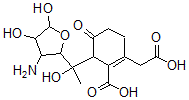 CAS#: 143873-67-0, 6-[1-(3-Amino-4,5-Dihydroxyoxolan-2-Yl)-1-Hydroxyethyl]-2-(Carboxymethyl)-5-Oxocyclohexene-1-Carboxylic Acid