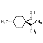 CAS 登录号：143970-18-7， 顺式-1-异丙基-4-甲基环己基氢过氧化物