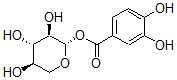 CAS 登录号：143986-30-5， [(2S,3R,4S,5R)-3,4,5-三羟基四氢吡喃-2-基]3,4-二羟基苯甲酸酯