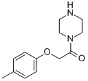 CAS 登录号：143999-89-7， 1-哌嗪-1-基-2-对甲苯氧基-乙酮盐酸盐