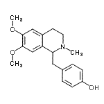 CAS#: 14400-96-5, 4-[(6,7-Dimethoxy-2-Methyl-1,2,3,4-Tetrahydro-1-Isoquinolinyl)Methyl]Phenol