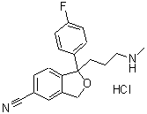 CAS#: 144010-85-5, 1-(4-Fluorophenyl)-1-[3-(Methylamino)Propyl]-1,3-Dihydro-2-Benzofuran-5-Carbonitrile Hydrochloride (1:1)