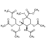CAS#: 144240-36-8, Dimethyl (6R)-5-acetamido-4-O-acetyl-3,5-dideoxy-2-thio-6-[(1S,2R)-1,2,3-triacetoxypropyl]-L-threo-hex-2-ulopyranosidonate