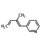 CAS#: 144343-91-9, 3-[(1E)-2-Methyl-1,3-Butadien-1-Yl]Pyridine
