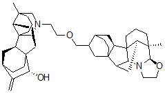 CAS#: 144442-84-2, 21-(2-((15-Deoxy-16,17-Dihydro-19,24-Cyclo-20,24-Secoatisin-17-Yl)Oxy)Ethyl)-7,20-Cycloatid-16-En-15-Ol