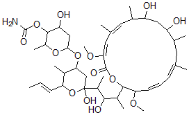 CAS#: 144450-35-1, [6-[2-[4-[(4E,6E,14E,16Z)-10,12-Dihydroxy-3,17-Dimethoxy-7,9,13,15-Tetramethyl-18-Oxo-1-Oxacyclooctadeca-4,6,14,16-Tetraen-2-Yl]-3-Hydroxypentan-2-Yl]-2-Hydroxy-5-Methyl-6-[(E)-Prop-1-Enyl]Oxan-4-Yl]Oxy-4-Hydroxy-2-Methyloxan-3-Yl] Carbamate