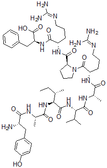 CAS#: 144527-25-3, Tyrosyl-alanyl-isoleucyl-valyl-alanyl-arginyl-prolyl-arginyl-phenylalanine