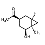 CAS#: 144626-49-3, 1-[(1S,3S,5S,6R)-5-Hydroxy-6-Methylbicyclo[4.1.0]Hept-3-Yl]Ethanone