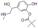 CAS#: 144750-97-0, [2-Hydroxy-5-[(1R)-1-Hydroxy-2-Methylaminoethyl]Phenyl] 2,2-Dimethylpropanoate