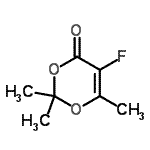 CAS#: 144765-15-1, 5-Fluoro-2,2,6-Trimethyl-4H-1,3-Dioxin-4-One