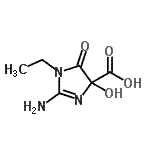 CAS#: 144776-84-1, 2-Amino-1-Ethyl-4-Hydroxy-5-Oxo-4,5-Dihydro-1H-Imidazole-4-Carboxylic Acid