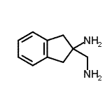 CAS 登录号：144800-63-5， 2-(氨基甲基)-2-茚满胺