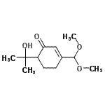 CAS#: 144918-16-1, 3-(Dimethoxymethyl)-6-(2-Hydroxy-2-Propanyl)-2-Cyclohexen-1-One