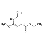 CAS#: 145028-10-0, Ethyl (2E)-2-[(Ethylamino)(Methoxy)Methylene]Hydrazinecarboxylate
