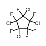 CAS#: 1453-38-9, 1,2,3,4-Tetrachloro-1,2,3,4,5,5-Hexafluorocyclopentane