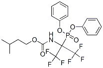 CAS#: 145430-08-6, 3-Methylbutyl N-[2-Di(Phenyl)Phosphoryl-1,1,1,3,3,3-Hexafluoropropan-2-Yl]Carbamate