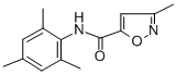 CAS 登录号：145441-11-8， 3-甲基-N-(2,4,6-三甲基苯基)-1,2-恶唑-5-甲酰胺