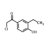 CAS#: 145736-97-6, 2-Chloro-1-(3-Ethyl-4-Hydroxyphenyl)Ethanone