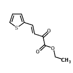 CAS 登录号：145784-34-5， 乙基(3E)-2-氧代-4-(2-噻吩基)-3-丁烯酸酯