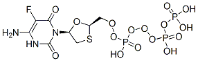 CAS#: 145819-92-7, [(2R,5S)-5-(4-Amino-5-Fluoro-2,6-Dioxo-3H-Pyrimidin-1-Yl)-1,3-Oxathiolan-2-Yl]Methyl-(Hydroxy-Phosphonooxyphosphoryl)Oxyphosphinic Acid