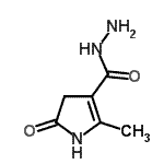 CAS#: 145888-70-6, 2-Methyl-5-Oxo-4,5-Dihydro-1H-Pyrrole-3-Carbohydrazide