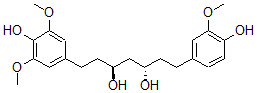 CAS 登录号：145888-84-2， (3S,5S)-1-(4-羟基-3,5-二甲氧基苯基)-7-(4-羟基-3-甲氧基苯基)庚烷-3,5-二醇