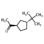 CAS 登录号：145930-11-6， 1-[(1R,3R)-3-(2-甲基-2-丙基)环戊基]乙酮