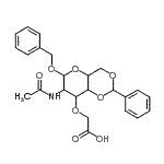 CAS#: 14595-22-3, Benzyl 2-Acetamido-4,6-O-Benzylidene-3-O-(Carboxymethyl)-2-Deoxyhexopyranoside