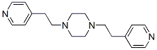 CAS 登录号：14612-98-7， 1,4-二[2-(4-吡啶基)乙基]哌嗪