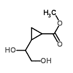 CAS 登录号：146144-30-1， 甲基2-(1,2-二羟基乙基)环丙烷羧酸酯