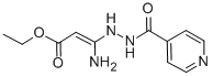 CAS 登录号：146255-38-1， 乙基3-氨基-3-(2-(吡啶-4-羰基)肼基)丙-2-烯酸酯