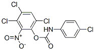 CAS 登录号：14628-81-0， 4-氯苯胺基甲酸3,4,6-三氯-2-硝基苯基酯