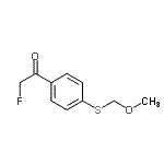 CAS#: 146335-13-9, 2-Fluoro-1-{4-[(Methoxymethyl)Sulfanyl]Phenyl}Ethanone