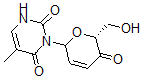 CAS 登录号：146369-86-0， 3-[(6R)-6-(羟基甲基)-5-氧代-2H-吡喃-2-基]-5-甲基-1H-嘧啶-2,4-二酮