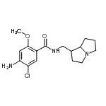 CAS#: 146388-57-0, 4-Amino-5-Chloro-N-(Hexahydro-1H-Pyrrolizin-1-Ylmethyl)-2-Methoxybenzamide