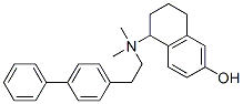CAS#: 146667-75-6, 5-[[Methyl-[2-(4-Phenylphenyl)Ethyl]Amino]Methyl]-5,6,7,8-Tetrahydronaphthalen-2-Ol